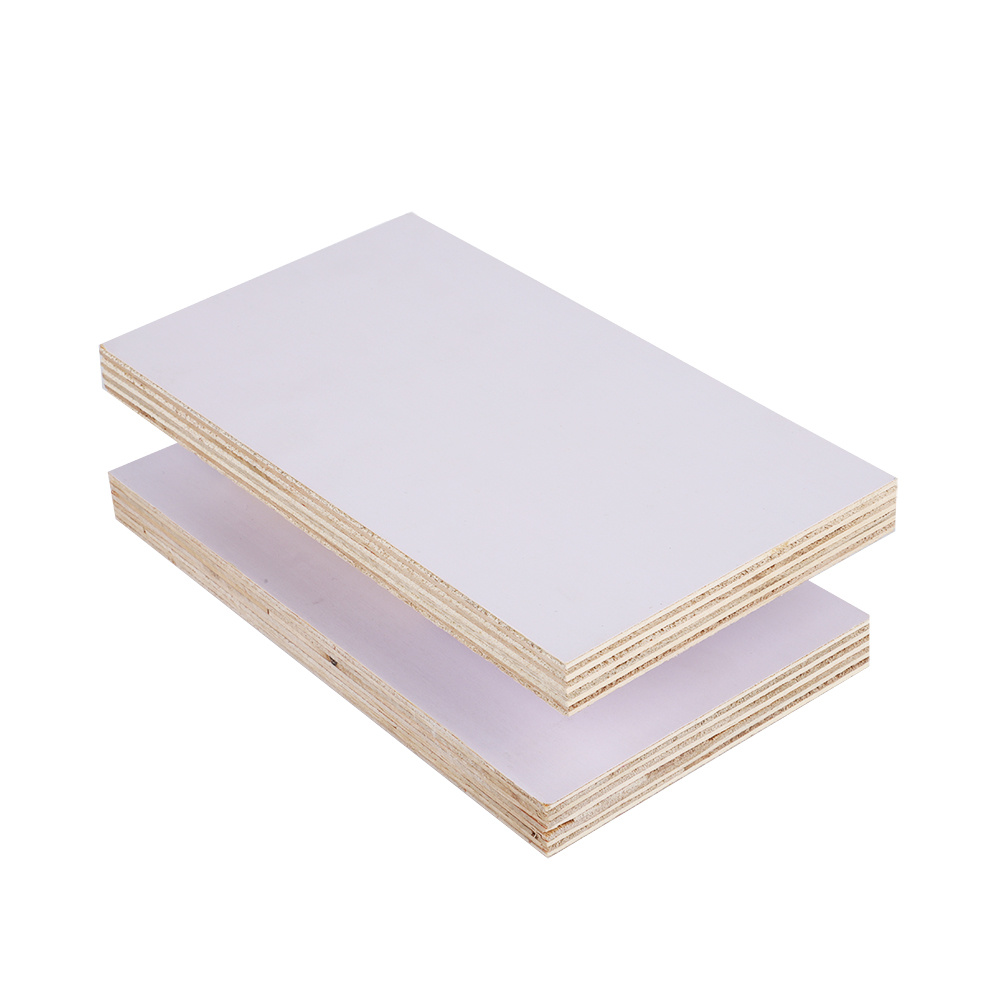Cold White Melamine Film Faced Plywood Board Laminated Plywood for Furniture