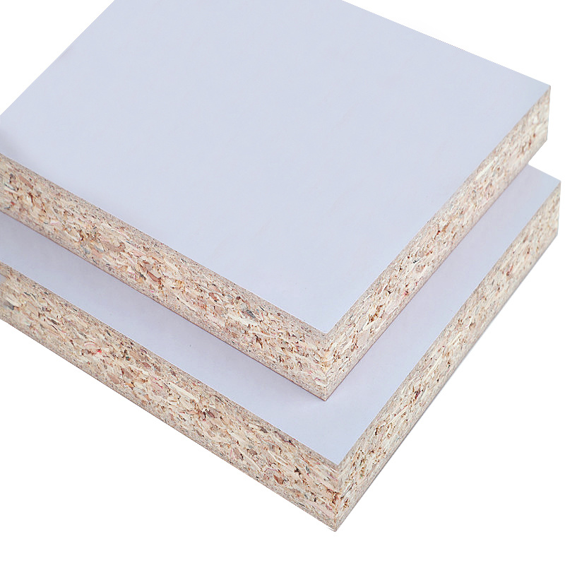 White Melamine Coated Particle Board Melamine Film Faced Chipboard for Furniture