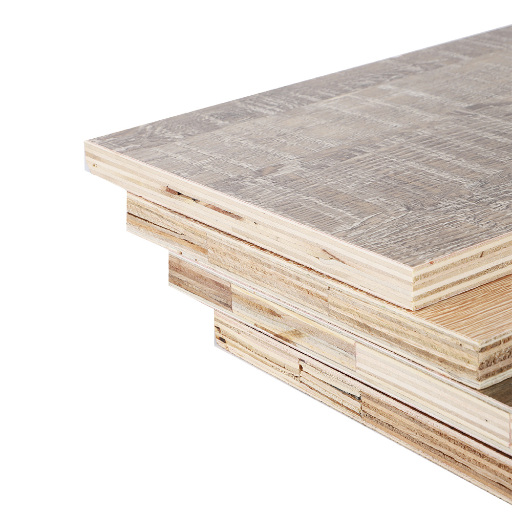 Linyi Factory Direct Plywood Melamine Finish Multi Design Plywood