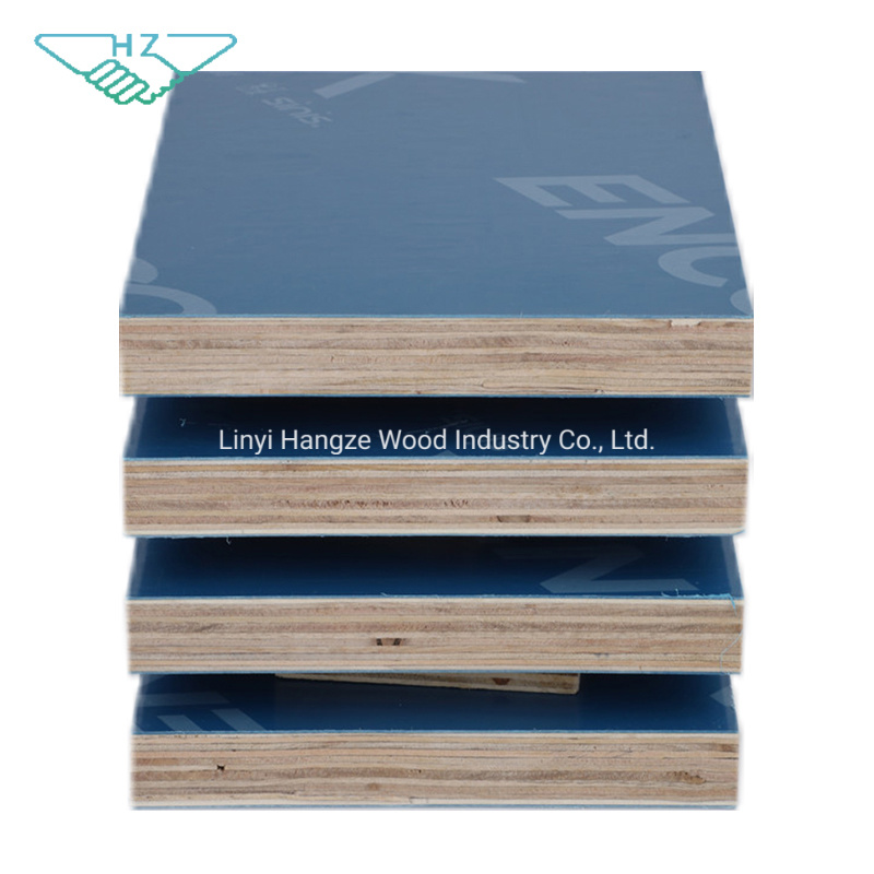 Competitive Price 12mm/18mm Black or Blue Film Faced Plywood