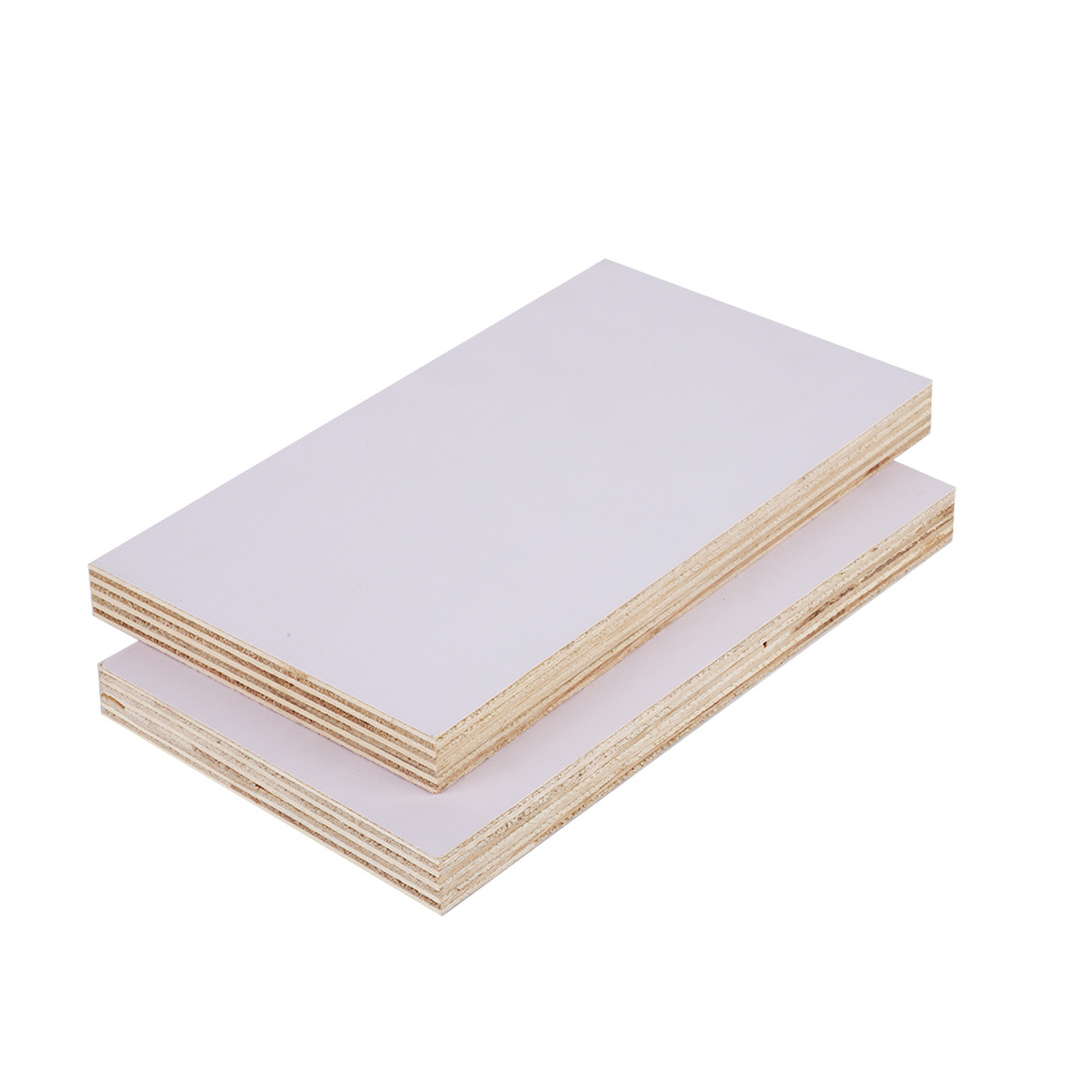 China Top Grade Melamine Laminated Plywood Cold White Melamine Faced Board