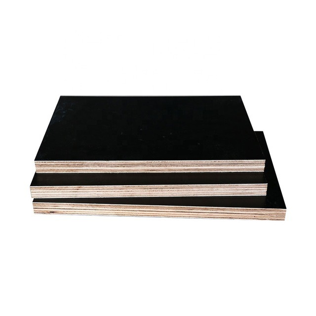 16mm 18mm Black Brown Red Film Faced Plywood with Poplar Finger Joint Core Melamine Glue for Construction Concrete Formwork
