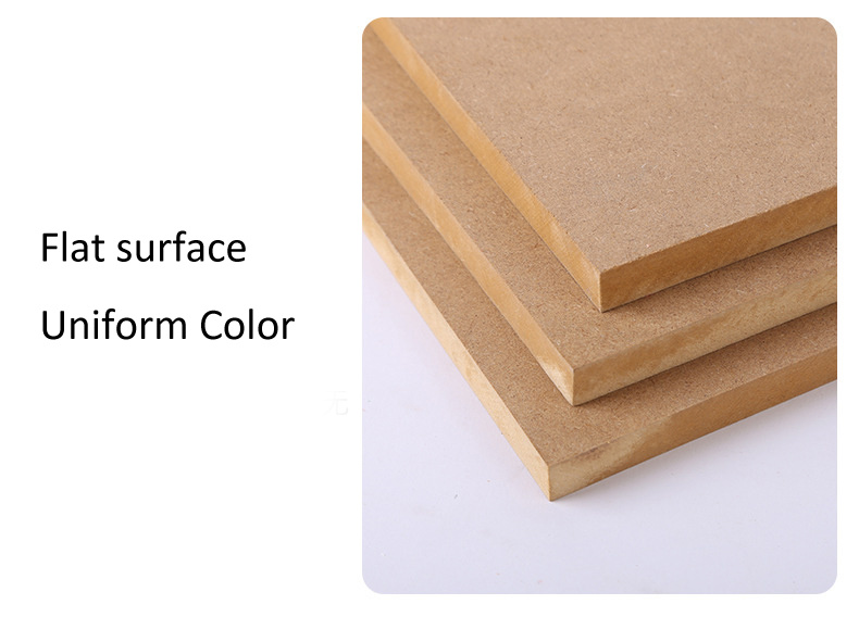 Furniture Grade Raw Plain Melamine HDF MDF Manufacture for Indoor Use Wardrobe Designs