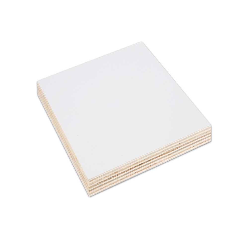 White Melamine Film Faced Plywood 18mm E0 Grade Plywood Board for Furniture