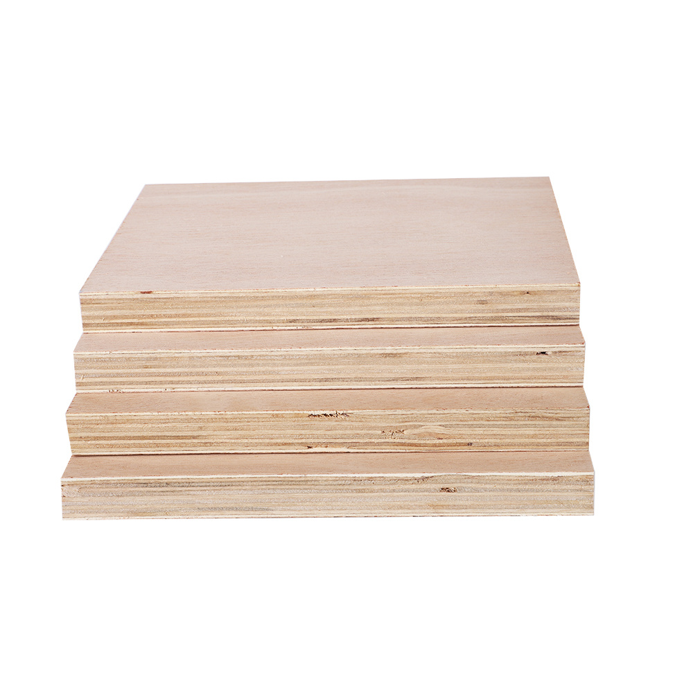 Commercial Plywood Okoume Natural Veneer Faced Plywood for Furniture