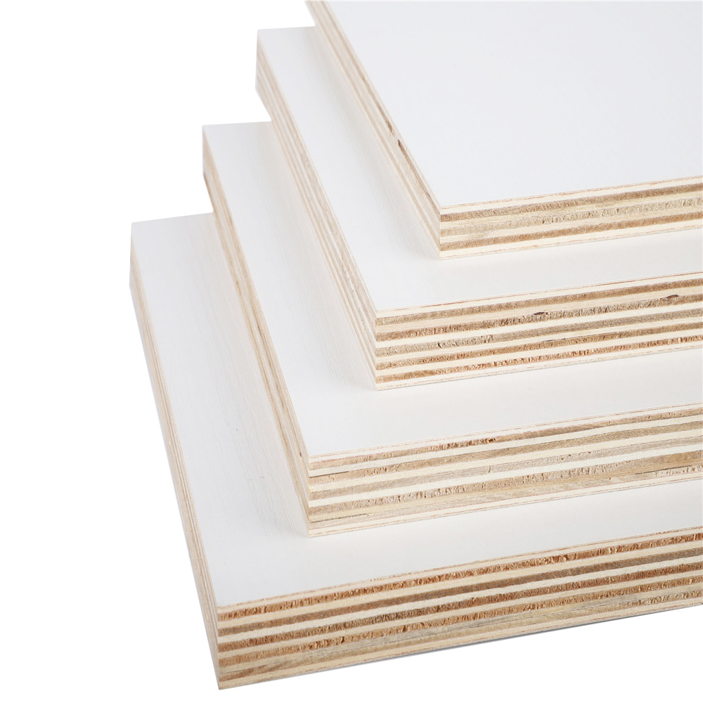 Top Grade White Melamine Film Faced Plywood 18mm Melamine Board for Decoration
