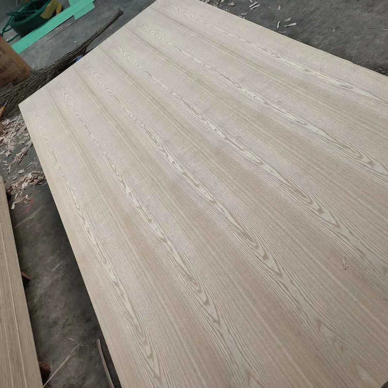 Teak Ash Oak Beech Zebra Cherry Wenge Delonix Regia Artificial EV Engineered Wood Veneer Plywood for Home Furniture Decoration