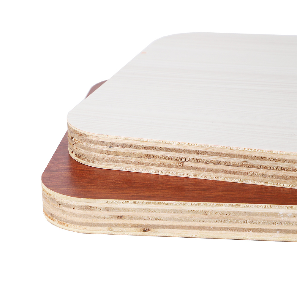 China Excellent Grade Wood Grain Film Faced Ply Wood Board Arc Edge Plywood Board for Furniture