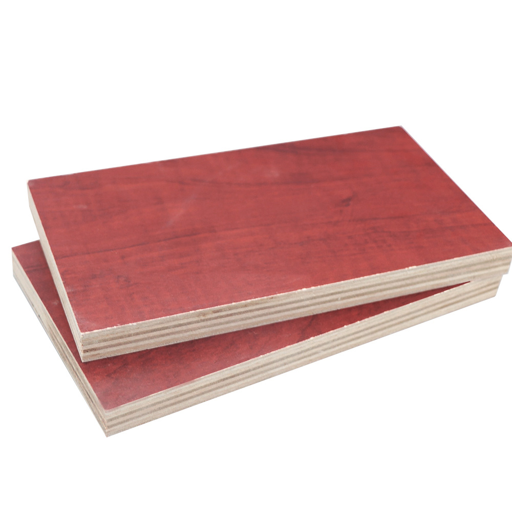 Red Melamine Plywood E1 Glue Melamine Plywood Board for Furniture