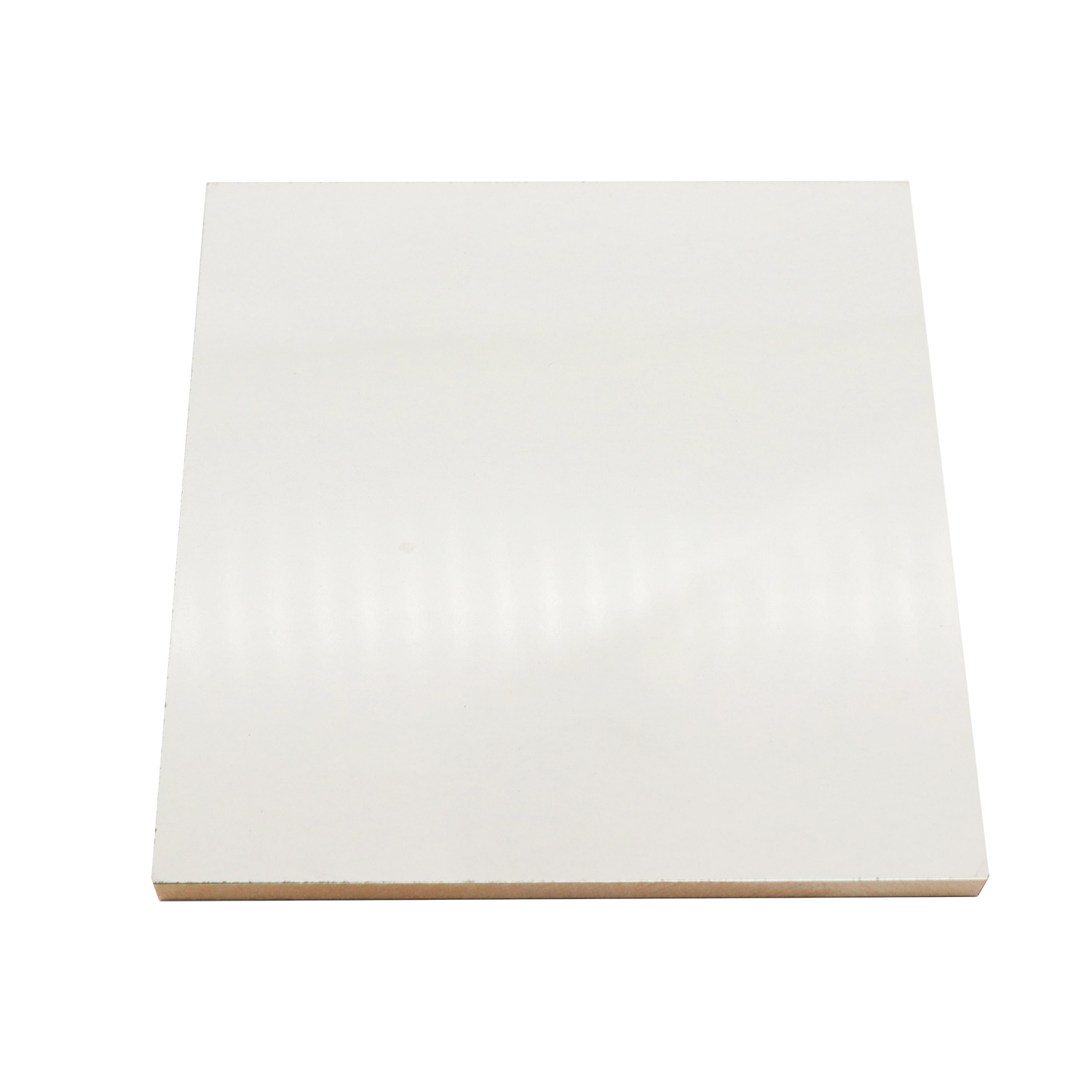 Linyi Factory Direct Melamine Film Faced MDF Board White Fiberboard for Home Decoration