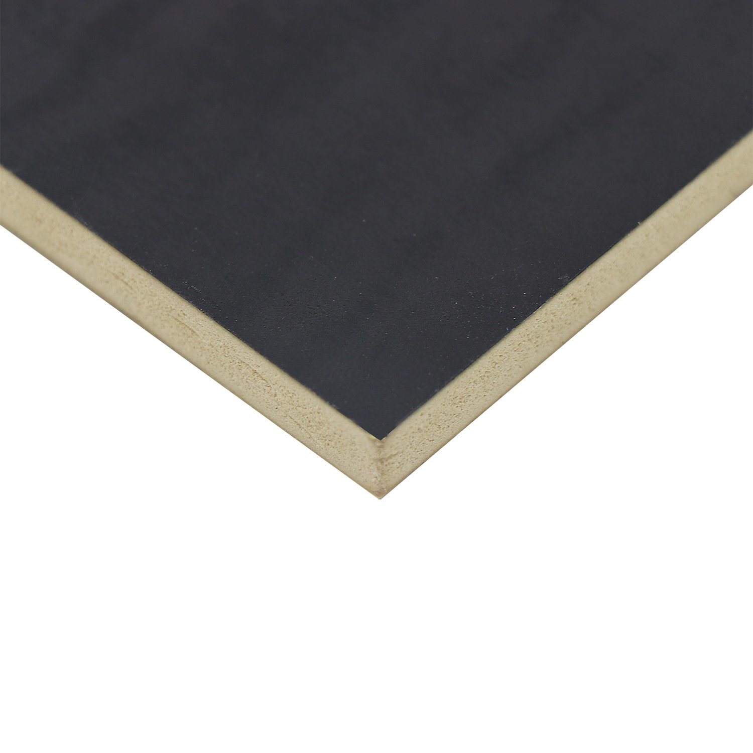 Black Grain Melamine Film Faced MDF 18mm Medium Density Fiberboard for Decoration