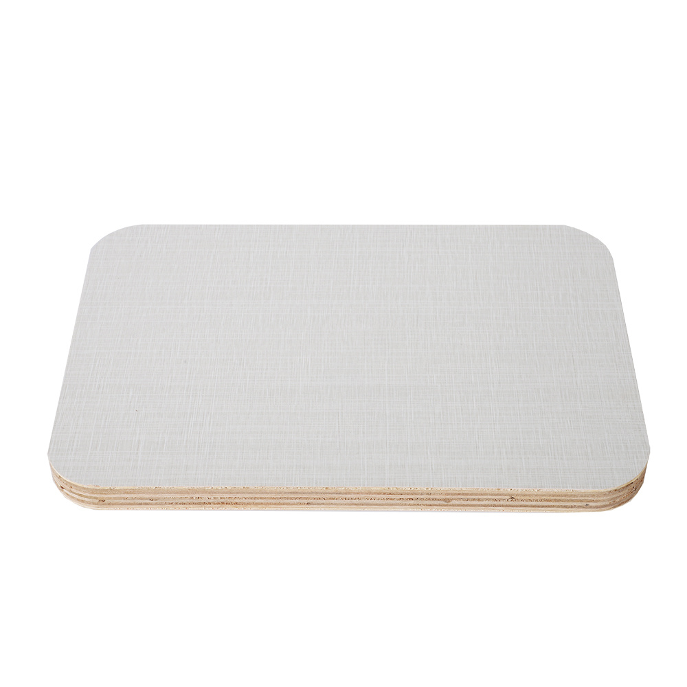 Melamine Faced Plywood for Furniture Arc Edge Plywood Board