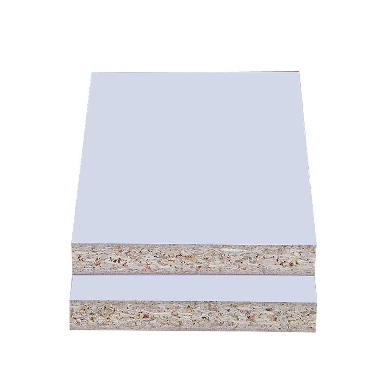 White Melamine Coated Particle Board Melamine Film Faced Chipboard for Furniture
