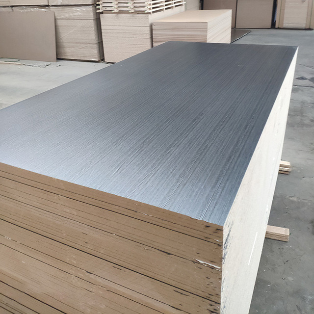 White Laminated Melamine MDF Board for Cabinet Furniture and Building Material