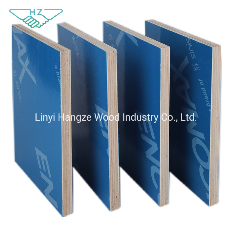 4mm 1220X2440 1250X2500 with Brand PP Plastic Film Faced Plywood