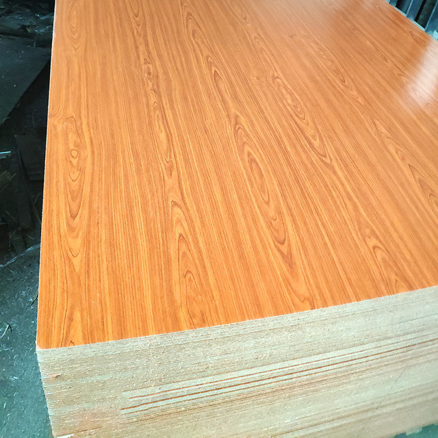 18mm UV Coated Melamine Laminated MDF with Different Colours for Waterproof Furniture Cabinet Building Material