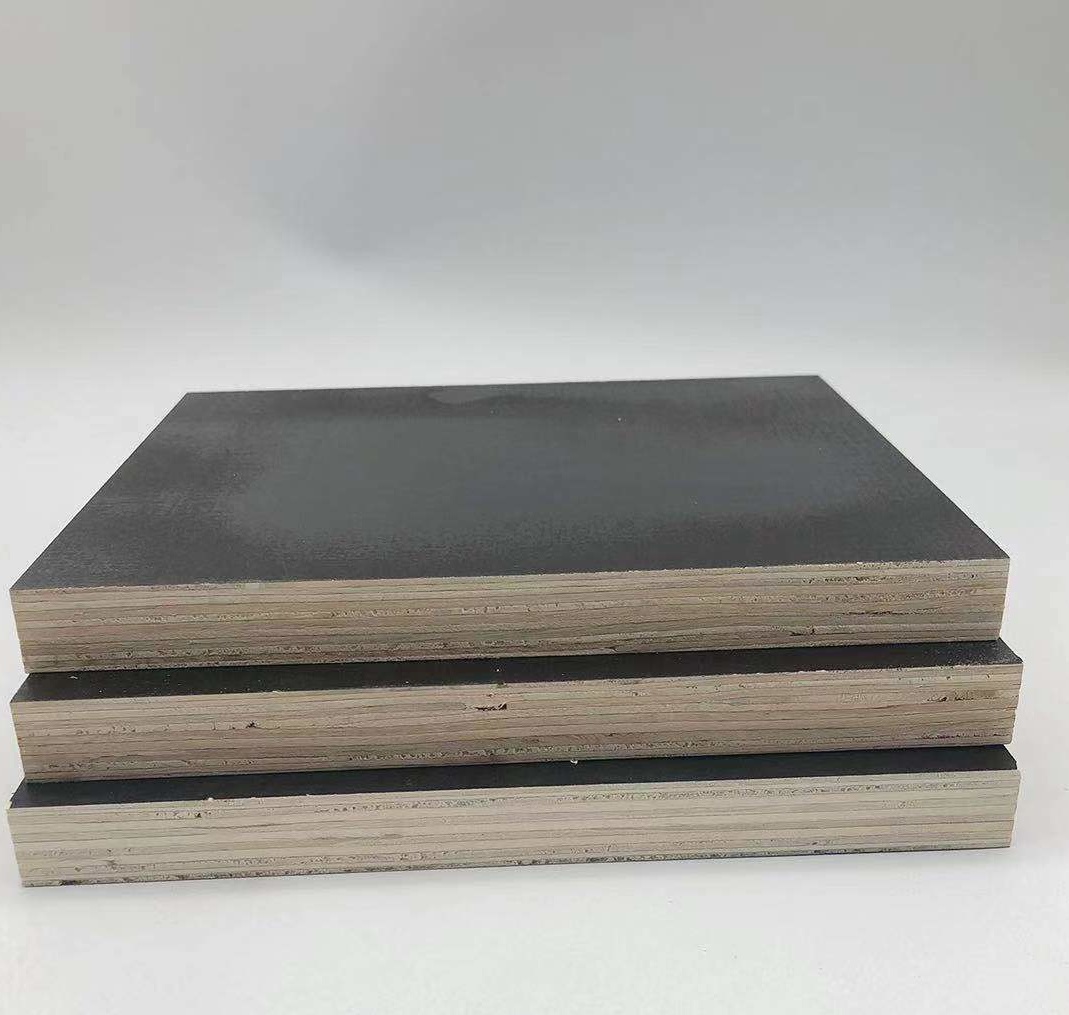 High Quality 18mm& 21mm Black Shuttering Film Faced Plywood Marine Board for Construction Formwork